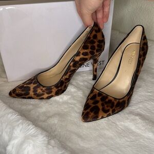 Nine West Leopard Print Heels